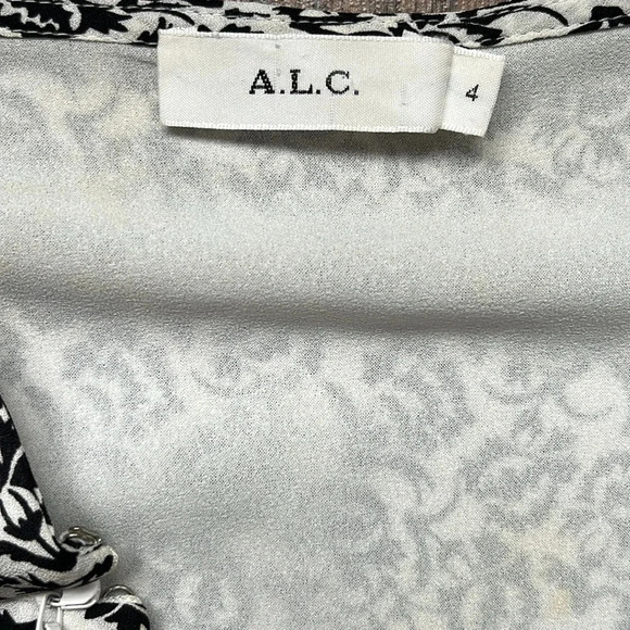 REVOLVE A.L.C. 100% Silk Farrow Floral Hi-Lo Mini Skirt size 4 - Picture 5 of 7